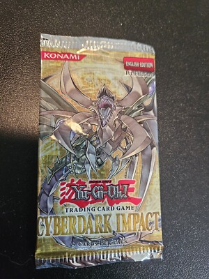 Yugioh Cyberdark Impact Booster Pack 1st Edition Brand New Factory Sealed! 