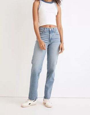 MADEWELL The Mid-Rise Perfect Vintage Jean Light Wash Sz 26 NWT 27x28 $138 