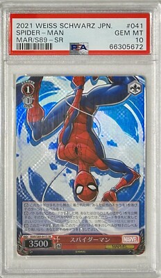 【PSA10・8】WEISS SCHWARZ MARVEL PSA set 2021 WEISS SCHWARZ JAPANESE SPIDER - MAN MAR/S89 - SR #041