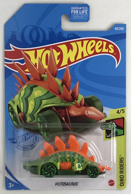 2021 Hot Wheels Treasure Hunts Motosaurus Dino Riders #4/5 Collector #93