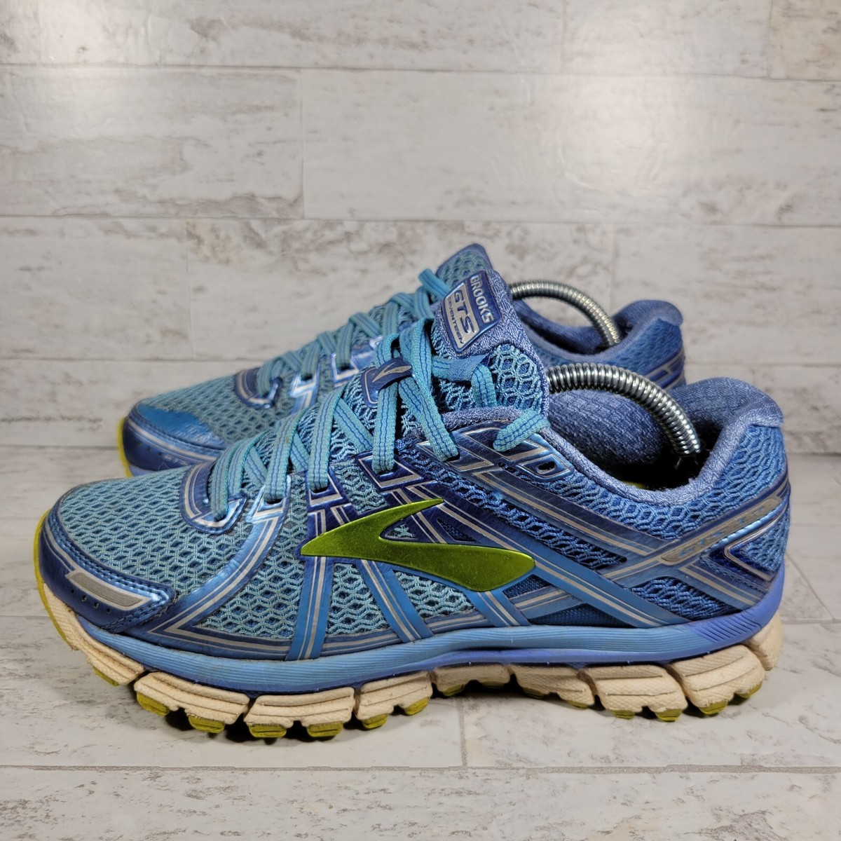 Blue and green Brooks running shoes Brooks Hyperion Elite 4 PB Bluewash/Green Gecko/Cobalt main image 4