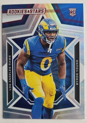 2023 Panini Rookies & Stars Rookies Longevity Byron Young #111 Rookie RC Rams