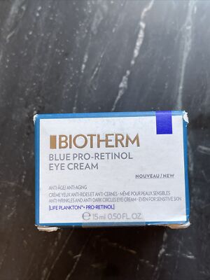 BIOTHERM Blue Pro Retinol Eye Cream 15ml/0.50oz  authentic New In Box
