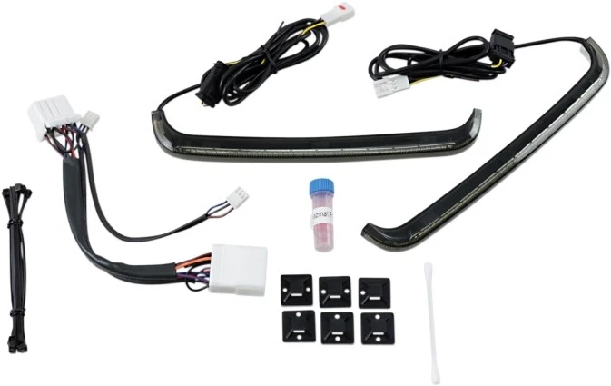 Custom Dynamics BAGZ Lente de Humo de Bajo Perfil LED Bolsa de Sillín Luces 97-13 FLH/T Foto 4 de 4