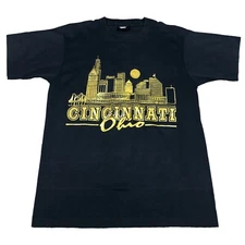Vintage 80s 90s Screen Stars Cincinnati Ohio Shirt Adult Size Medium
