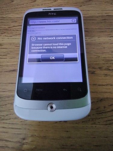 Teléfono Móvil HTC Wildfire - Plateado/Blanco, Desbloqueado, Probado - Buen Estado - Imagen 4 de 7