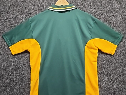 Camisa Hoxley Australia Para Hombres M Rugby Cricket Polo Verde Amarillo Deportes Blokecore - Imagen 10 de 13