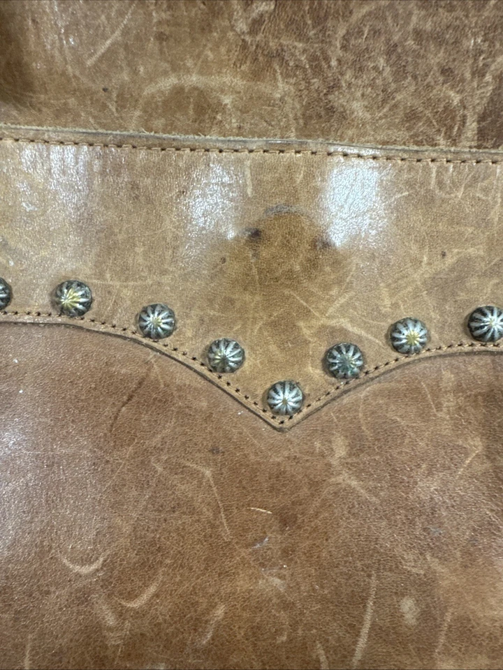Maletín vintage de cuero American West Foto 4 de 4