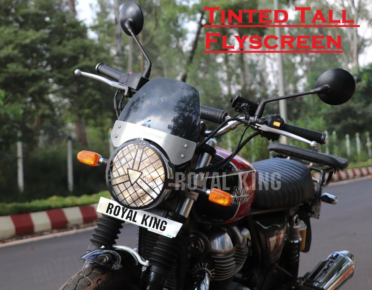 Royal Enfield Tall Flyscreen Procured Kit For Interceptor 650/Continental GT 650 (Tinted) At ₹ 2150/piece In Pune - Foto 7