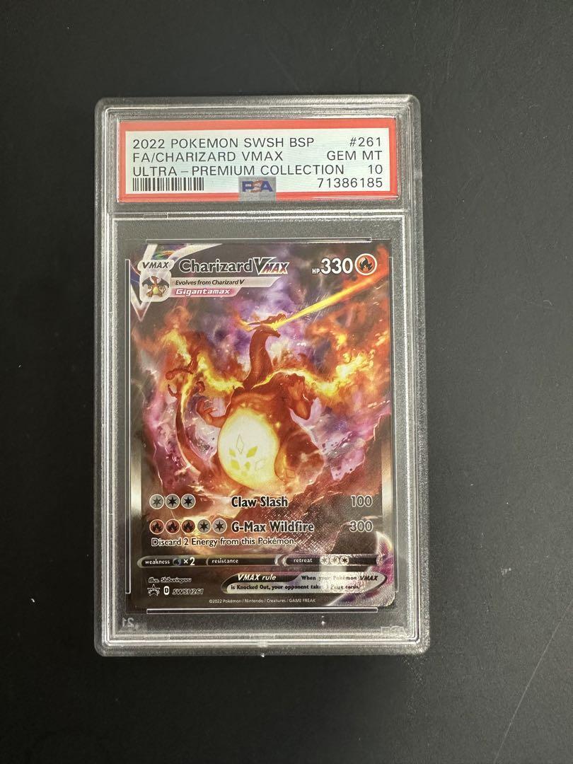 PSA10 Pokemon card english Charizard VMAX ultra premium PSA10 Pokemon card english Charizard VMAX ultra premium
