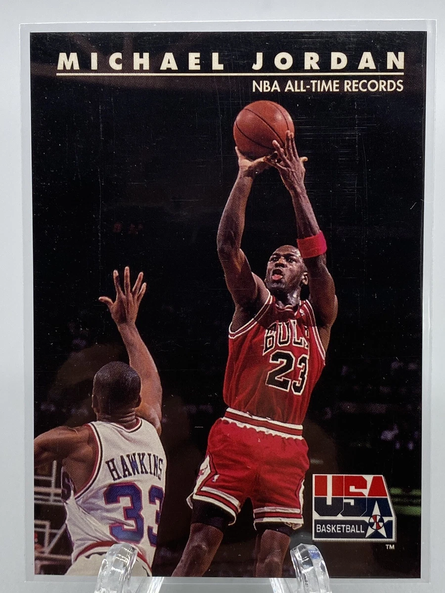 Lot Of 2 Cards 1992 Michael Jordan USA Skybox NBA All Time Record Card #45