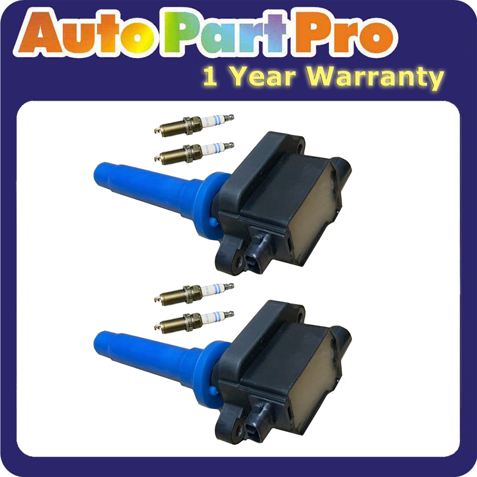 For Kia Spectra 1.8L 00-04 UF253 Ignition Coil  9607 Bosch Iridium Spark Plug