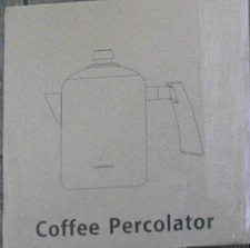 Mixpresso Stainless Steel Stovetop Coffee Percolator 8-Cup Silver CPLTR-5 Manual