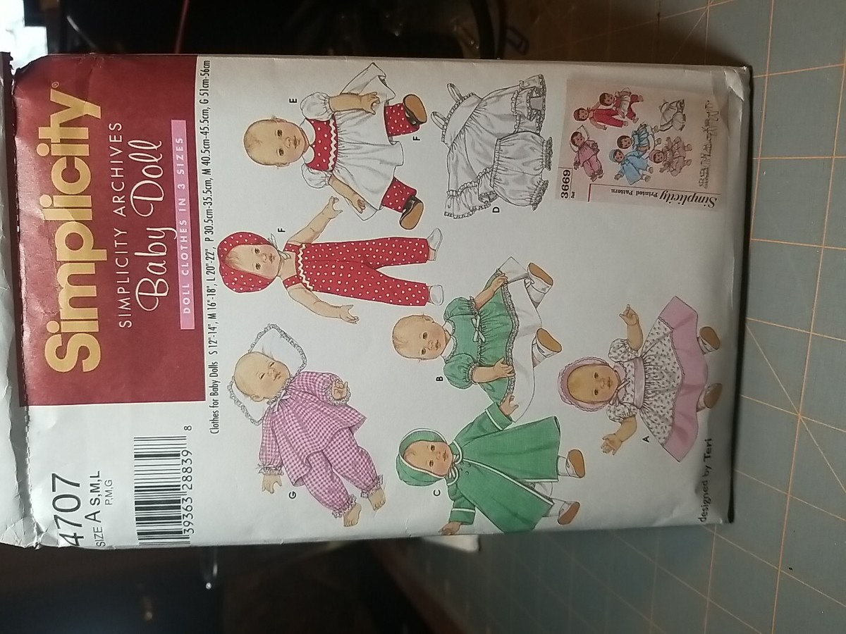 Doll Sewing Pattern Making Baby Doll Clothes Bitty Baby Flutter