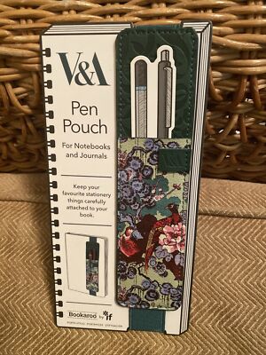 V & a Bookaroo Pen Pouch Kilburn Black Floral