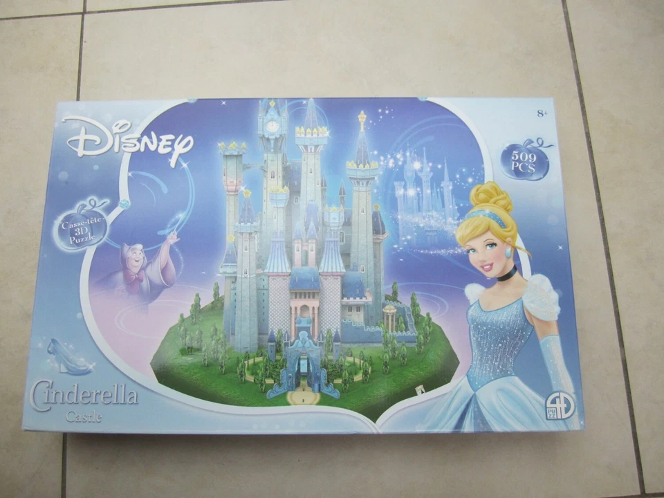 Nuevo Disney Princesa Castillo de Cenicienta Rompecabezas 3D Kit Modelo de Papel Foto 2 de 3