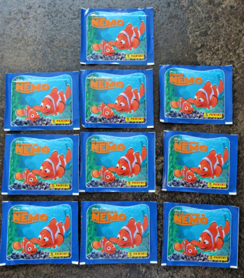 10 Tüten # Findet Nemo # Panini # sehr selten # Finding Nemo