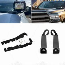 LED Light Pod Hood Ditch Mounting Bracket For Ram 2500 3500 2010-2024