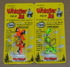 2x Northland Fishing Tackle Whistler Prop Jig Helicopter Blade 4pk