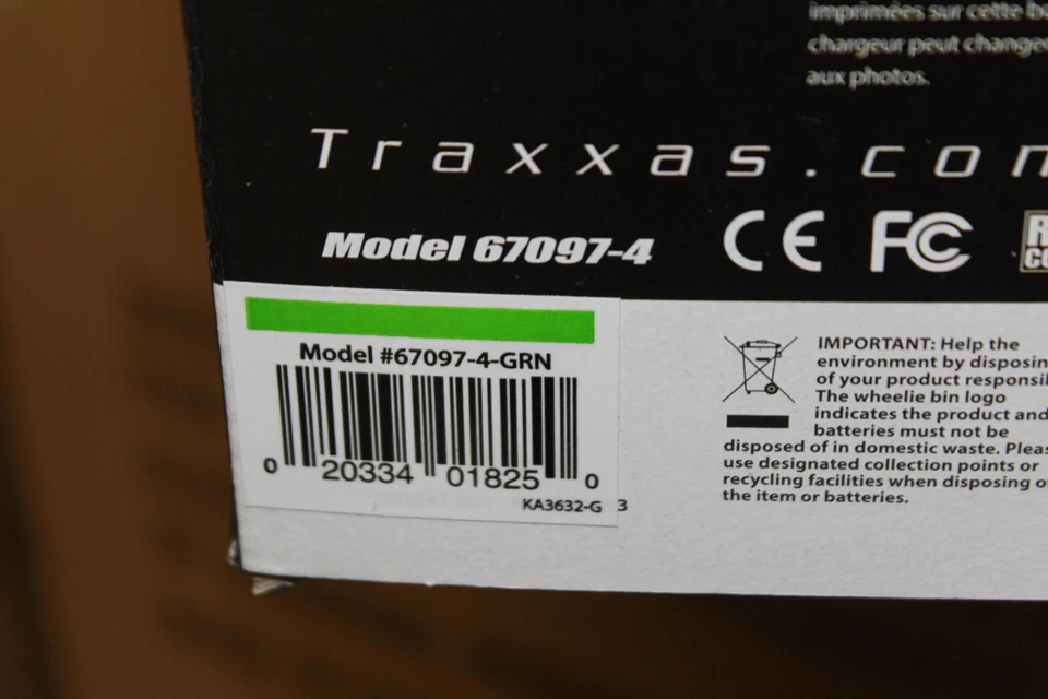 Traxxas 67097-4 grün RC Rustler 4x4 VXL Ultimate Brushless grün 1:10 NEU OVP - Bild 2 von 4