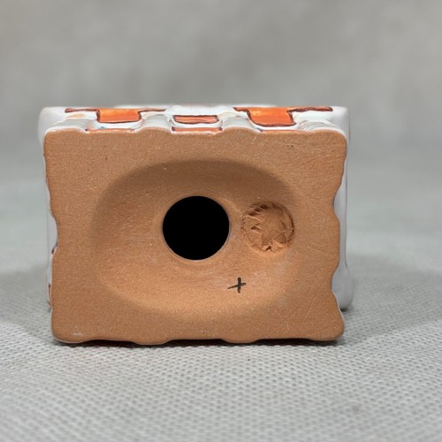Ceramic Studio Pottery Gingerbread House Christmas Ornament Rare - Picture 12 of 12