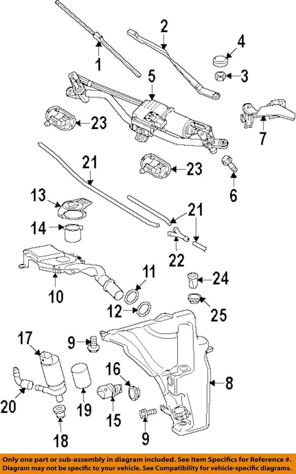 Motor limpiaparabrisas usado se adapta a: Audi S5 2010 incluye acoplamiento CPE grado A Foto 3 de 4
