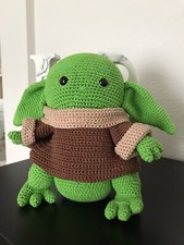 Handmade Baby Yoda Amigurumi Doll 