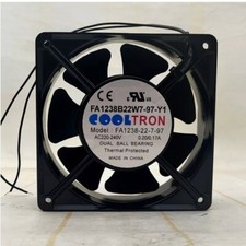 1 PCS NEW COOLTRON Fan FA1238B22W7-97-Y1 220V 12038 12CM 7 blades Aluminum frame