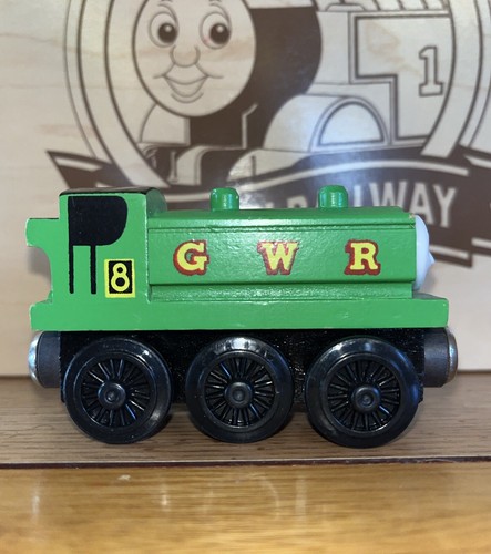 DUCK ! THOMAS FRIENDS TRAIN WOODEN RAILWAY FLAT MAGNETS ! 1994 Britt Allcroft
