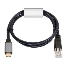 Cable USB-C to Ethernet Cable USB Type-C to RJ45 Male Cord Directly Connected...