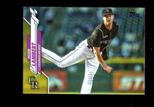 2020 Topps Update #U-253 Peter Lambert Colorado Rockies Gold Foil