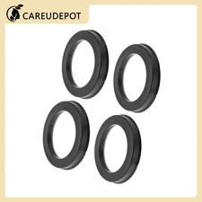 83.1mm to 60.1mm auto Wheel Hub Centric Rings Black Polyautobonate 4pcs