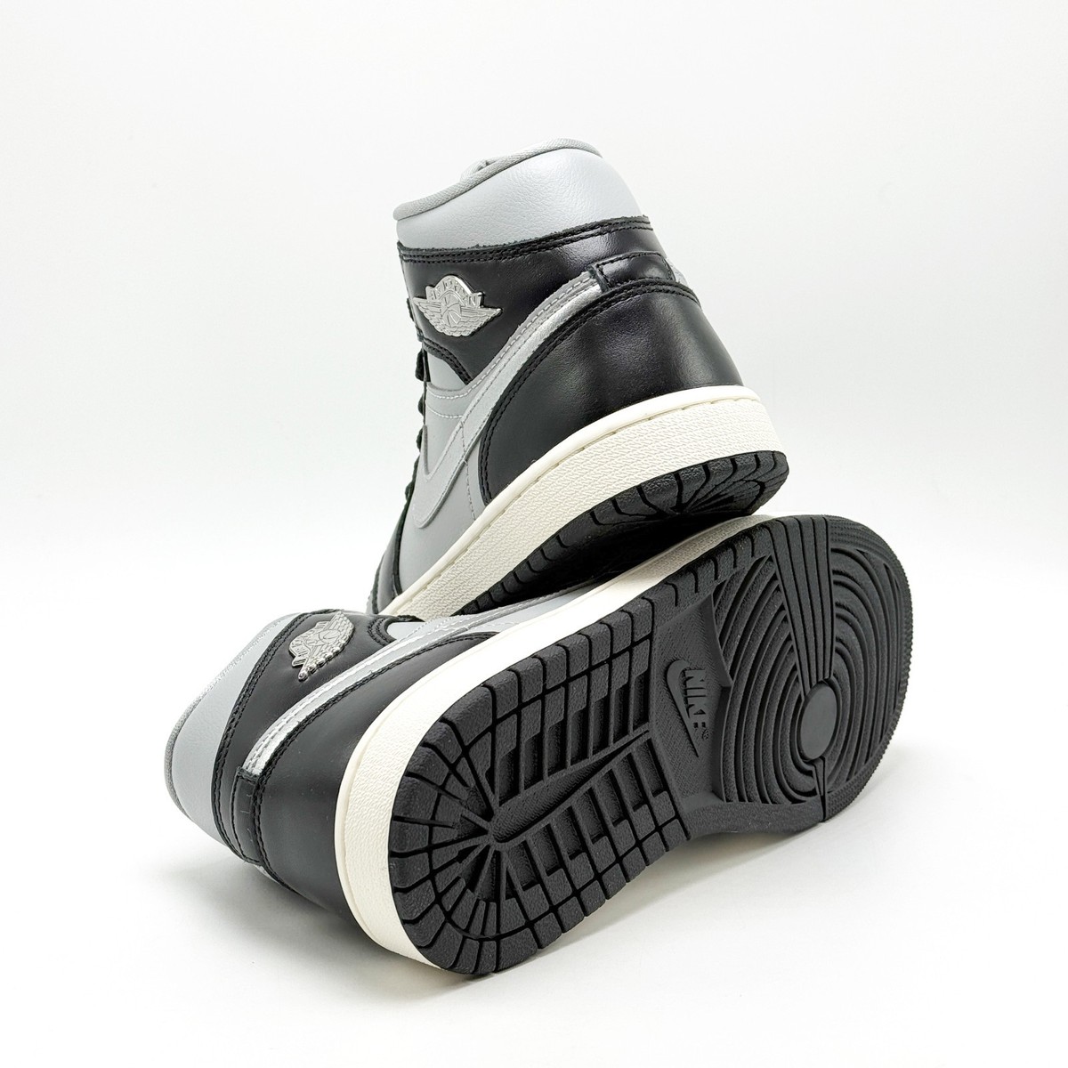 Size 8.5 - Air Jordan 1 SE Mid Black Chrome W for sale online | eBay