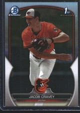 Jacob Cravey 2023 Bowman 1st Chrome Refractor Baltimore Orioles