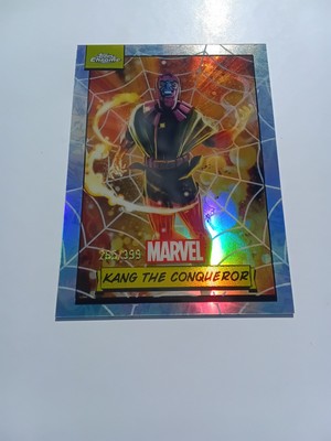 Topps Marvel Chrome Spider Web Refractor Kang The Conqueror /399