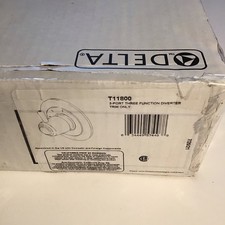 Delta T11800 Innovations 3 Port Three Function Diverter Valve-Trim Only-Chrome