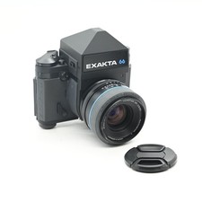 Exakta 66 Model I Medium Format Film Camera Kit w/ Prism  80mm f2.8 Lens 170