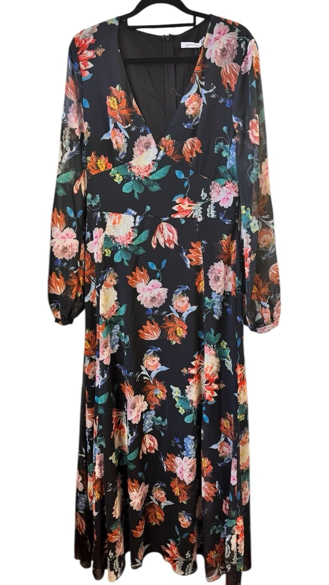 Robe Drapée Cooper St. Flora Fade - Taille US 12 - Rose - Neuf Avec étiquettes