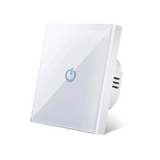 1/2/3Gang Light Touch Switch LED Panel Tempered Glass Wall Screen Smart-Switch