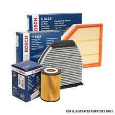 Oil Filter + Air Filter + Cabin Pollen Filter Fits Audi A4 A4 Allroad A5 Q5