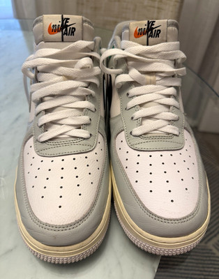 Nike Air Force 1 '07 LV8 Split Light Silver Men's White Gray Black DZ2522-001