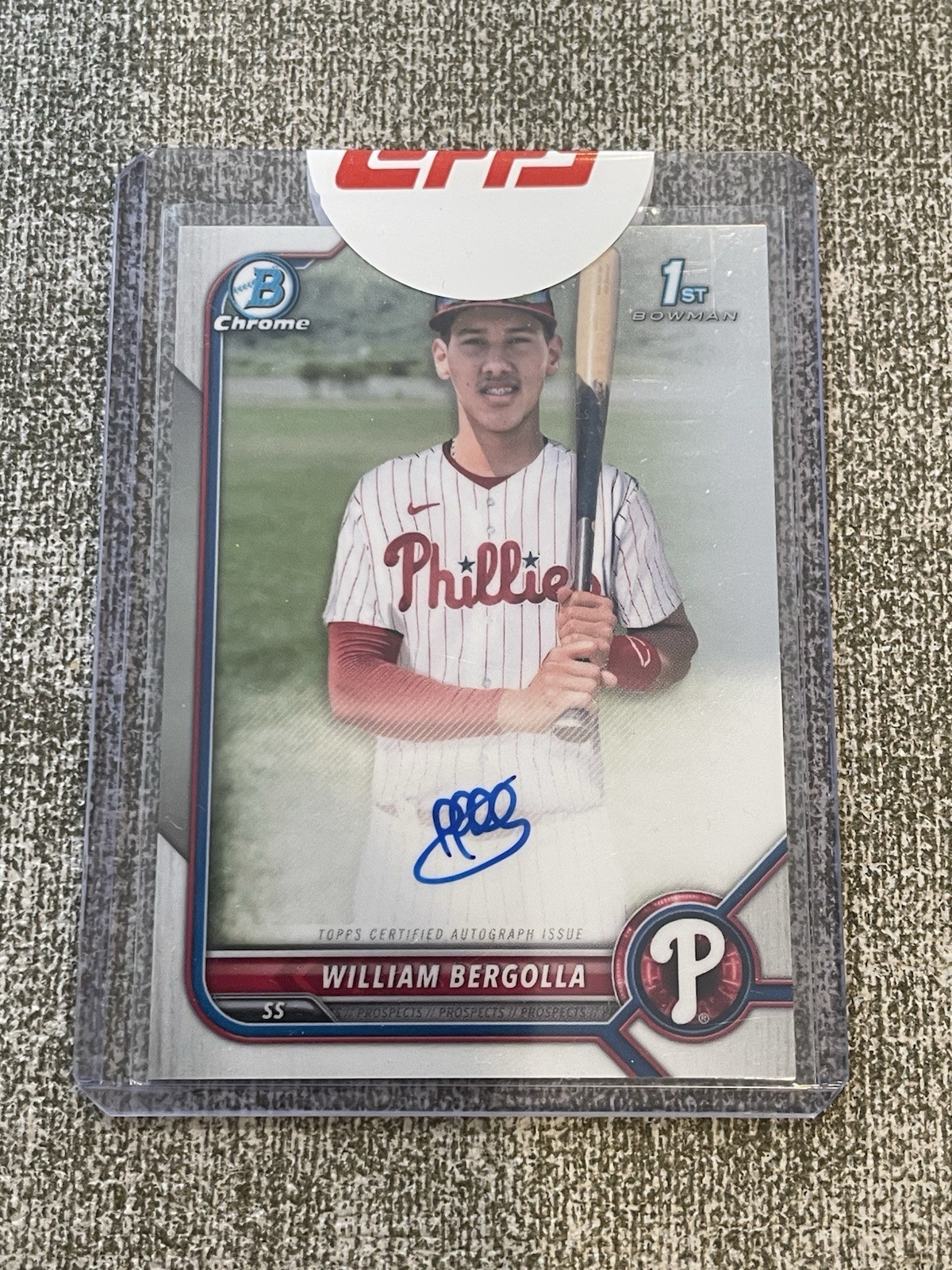 2022 Bowman Chrome - Prospect Autographs William Bergolla #CPA-WB