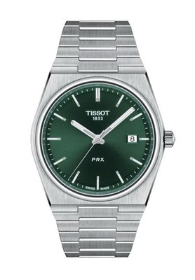 Tissot PRX 40 mm Quarz   Grünes Zifferblatt   Neu   2 Jahre Garantie