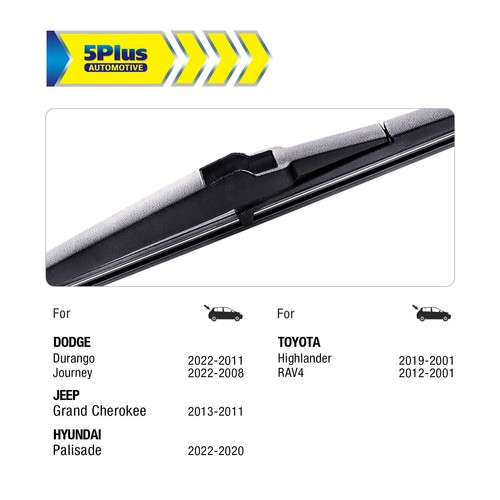 Rear Wiper Blade 12 Inch for Dodge Durango Toyota Highlander Lexus UX - Picture 2 of 6