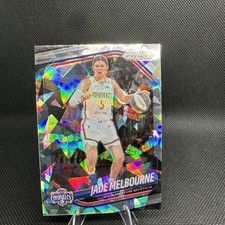 2025 Panini Prizm WNBA Jade Melbourne #128 Cracked Ice Washington Mystics