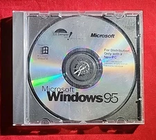 VINTAGE 1995 MICROSOFT WINDOWS 95 OS ( CD, 1995 )