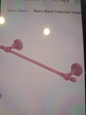 Allied Brass RW-31/30 PNK Retro Wave 30" Pink Towel Bar