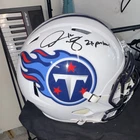 Derrick mason signed  Tennessee Titans full-size speed, replica helmet