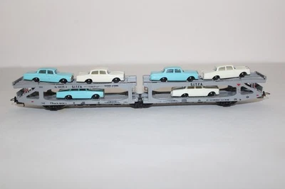 LIMA WAGON DE TRANSPORT AUTOMOBILES "SITFA " 6 VOITURES REF: 9050 - Photo 1/4
