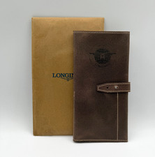 Longines Spirit Pochette Voyage Cuir Marron Montre En Cuir